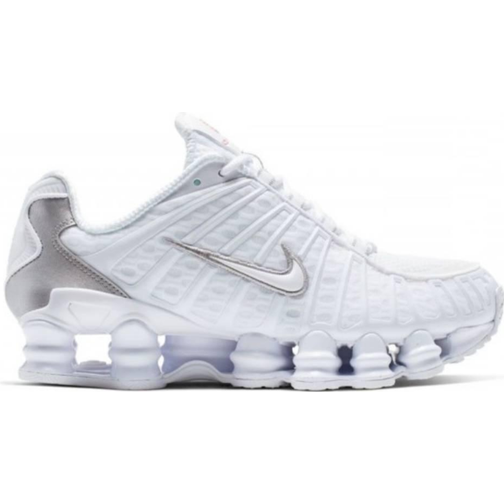 Nike Shox TL - White/White/Metallic Silver | Sneakerheads